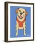 Labrador Yellow-Tomoyo Pitcher-Framed Giclee Print