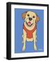 Labrador Yellow-Tomoyo Pitcher-Framed Giclee Print