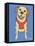 Labrador Yellow-Tomoyo Pitcher-Framed Stretched Canvas