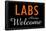 Labs Always Welcome-null-Framed Poster