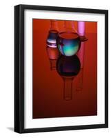 Labware with Liquid-James L. Amos-Framed Photographic Print