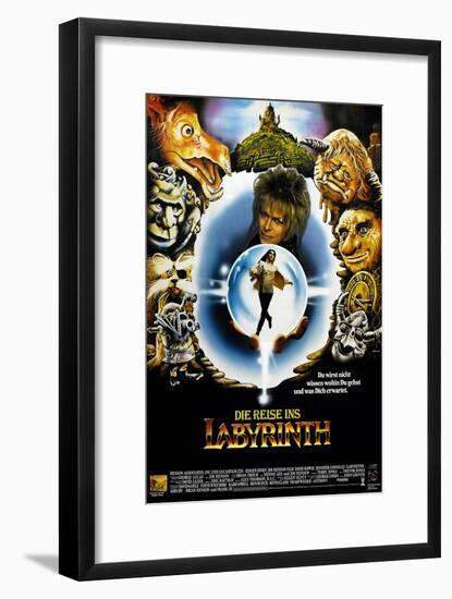 Labyrinth, (AKA Die Reise Ins Labyrinth), 1986-null-Framed Art Print