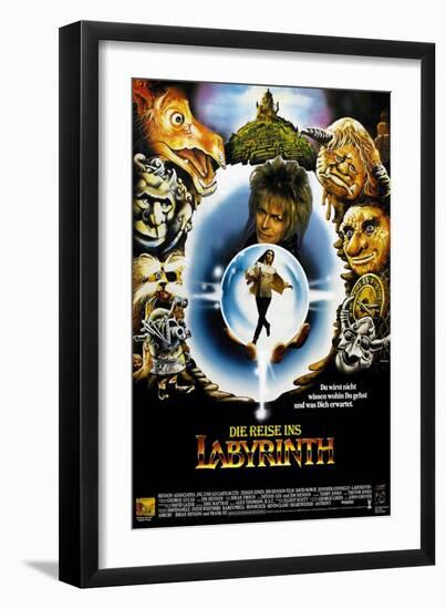 Labyrinth, (AKA Die Reise Ins Labyrinth), 1986-null-Framed Art Print