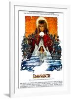 Labyrinth, David Bowie, Jennifer Connelly, 1986-null-Framed Art Print