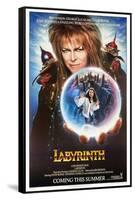 Labyrinth, from Top: David Bowie, Jennifer Connelly, 1986-null-Framed Stretched Canvas