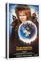 Labyrinth, from Top: David Bowie, Jennifer Connelly, 1986-null-Stretched Canvas