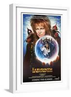 Labyrinth, from Top: David Bowie, Jennifer Connelly, 1986-null-Framed Art Print