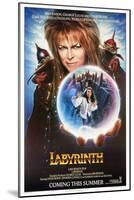 Labyrinth, from Top: David Bowie, Jennifer Connelly, 1986-null-Mounted Art Print