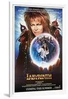 Labyrinth, from Top: David Bowie, Jennifer Connelly, 1986-null-Framed Art Print