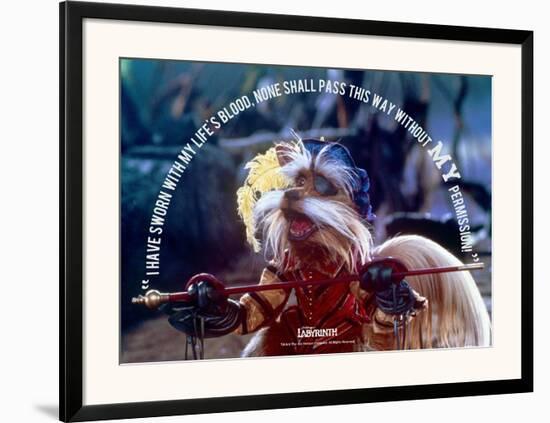 Labyrinth-I Have Sworn With My Life'S Blood-Jim Henson-Framed Art Print