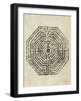 Labyrinth Vertical-Sue Schlabach-Framed Art Print