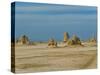 Lac Abbe (Lake Abhe Bad) With Its Chimneys, Republic of Djibouti, Africa-null-Stretched Canvas