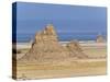 Lac Abbe (Lake Abhe Bad) With Its Chimneys, Republic of Djibouti, Africa-null-Stretched Canvas