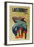 Lac Annecy of France-null-Framed Giclee Print