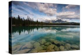 Lac Beauvert, Lac Beaufort, Canadian Rocky Mountains-Sonja Jordan-Stretched Canvas