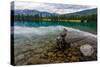 Lac Beauvert, Lac Beaufort, Canadian Rocky Mountains-Sonja Jordan-Stretched Canvas