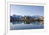 Lac Blanc, Mont Blanc and Aiguilles De Chamonix, Chamonix, Haute-Savoie, French Alps-Christian Kober-Framed Photographic Print