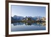 Lac Blanc, Mont Blanc and Aiguilles De Chamonix, Chamonix, Haute-Savoie, French Alps-Christian Kober-Framed Photographic Print