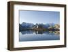 Lac Blanc, Mont Blanc and Aiguilles De Chamonix, Chamonix, Haute-Savoie, French Alps-Christian Kober-Framed Photographic Print