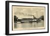 Lac D’Annecy, Bateau France, Dampfer, Abfahrt-null-Framed Giclee Print