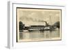 Lac D’Annecy, Bateau France, Dampfer, Abfahrt-null-Framed Giclee Print