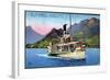 Lac D'Annecy, Dampfer France, Le Vapeur-null-Framed Giclee Print