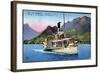 Lac D'Annecy, Dampfer France, Le Vapeur-null-Framed Giclee Print