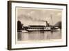 Lac D'Annecy Haute Savoie, Bateau France Quittant-null-Framed Giclee Print