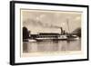 Lac D'Annecy Haute Savoie, Bateau France Quittant-null-Framed Giclee Print