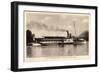 Lac D'Annecy Haute Savoie, Bateau France Quittant-null-Framed Giclee Print