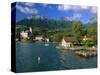 Lac d'Annecy, Haute Savoie, Rhone Alpes, France, Europe-Gavin Hellier-Stretched Canvas