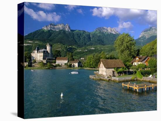 Lac d'Annecy, Haute Savoie, Rhone Alpes, France, Europe-Gavin Hellier-Stretched Canvas