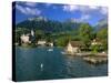 Lac d'Annecy, Haute Savoie, Rhone Alpes, France, Europe-Gavin Hellier-Stretched Canvas