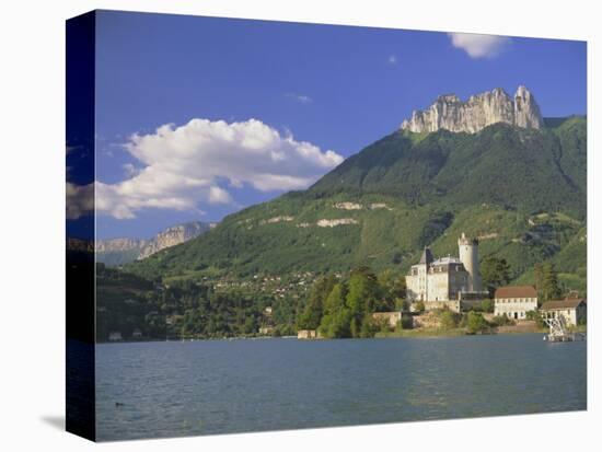 Lac d'Annecy, Haute Savoie, Rhone Alpes, France, Europe-Gavin Hellier-Stretched Canvas