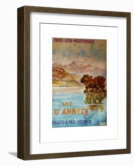 Lac D'Annecy III-null-Framed Giclee Print