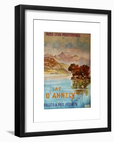 Lac D'Annecy III-null-Framed Giclee Print