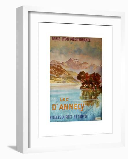 Lac D'Annecy III-null-Framed Giclee Print