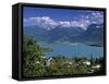 Lac D'Annecy, Savoie, Rhone Alps, France-Gavin Hellier-Framed Stretched Canvas