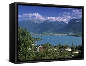 Lac D'Annecy, Savoie, Rhone Alps, France-Gavin Hellier-Framed Stretched Canvas