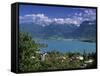 Lac D'Annecy, Savoie, Rhone Alps, France-Gavin Hellier-Framed Stretched Canvas