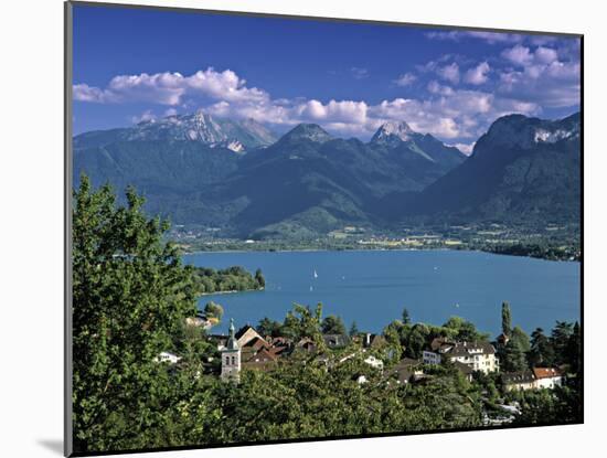 Lac D'Annecy, Savoie, Rhone Alps, France-Gavin Hellier-Mounted Photographic Print