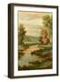 Lac d'Avignon-Pierre-Framed Art Print