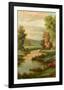 Lac d'Avignon-Pierre-Framed Art Print