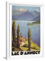 Lac Dannecy-Roger Broders-Framed Art Print