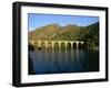 Lac De Villefort and Railway Viaduct, Cevennes, Lozere, Languedoc-Roussillon, France, Europe-David Hughes-Framed Photographic Print
