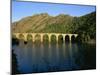 Lac De Villefort and Railway Viaduct, Cevennes, Lozere, Languedoc-Roussillon, France, Europe-David Hughes-Mounted Photographic Print