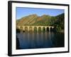 Lac De Villefort and Railway Viaduct, Cevennes, Lozere, Languedoc-Roussillon, France, Europe-David Hughes-Framed Photographic Print