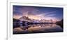 Lac des Cheserys panoramic-Philippe Manguin-Framed Photographic Print