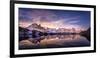 Lac des Cheserys panoramic-Philippe Manguin-Framed Photographic Print