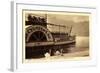 Lac Du Bourget, Dampfer Cygnes Du Lac, Dent Du Chat-null-Framed Giclee Print